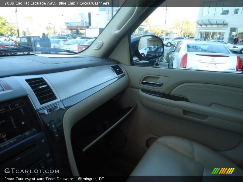 Blue Chip / Cocoa/Cashmere 2009 Cadillac Escalade AWD