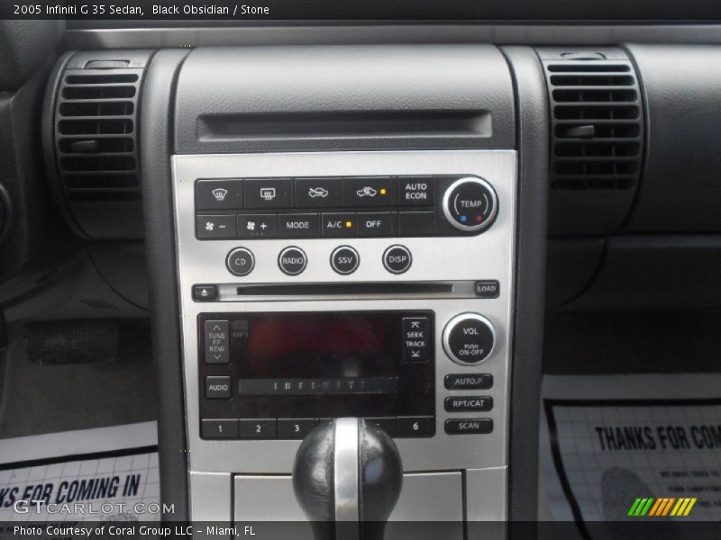 Black Obsidian / Stone 2005 Infiniti G 35 Sedan