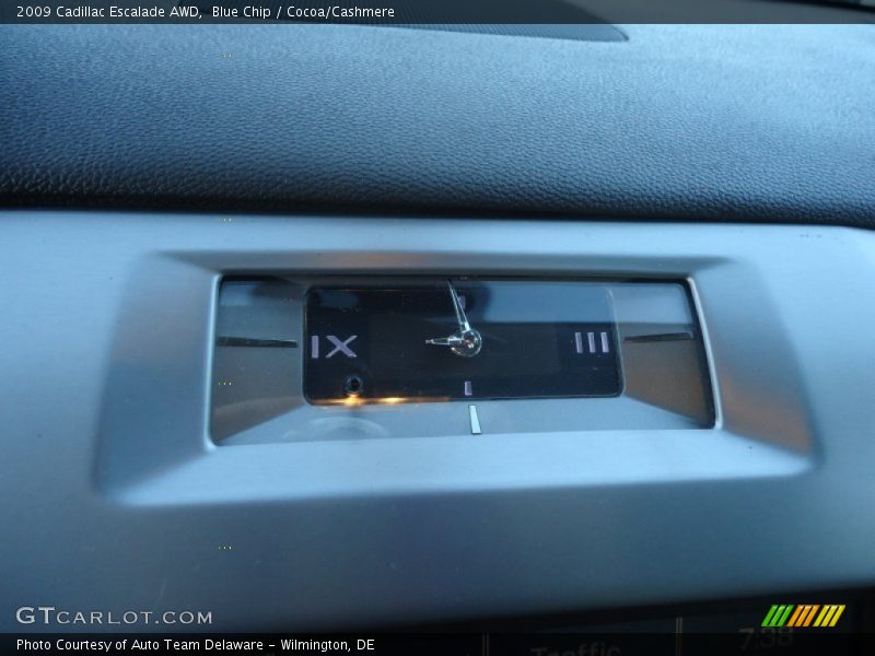 Blue Chip / Cocoa/Cashmere 2009 Cadillac Escalade AWD