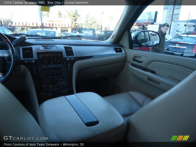 Blue Chip / Cocoa/Cashmere 2009 Cadillac Escalade AWD