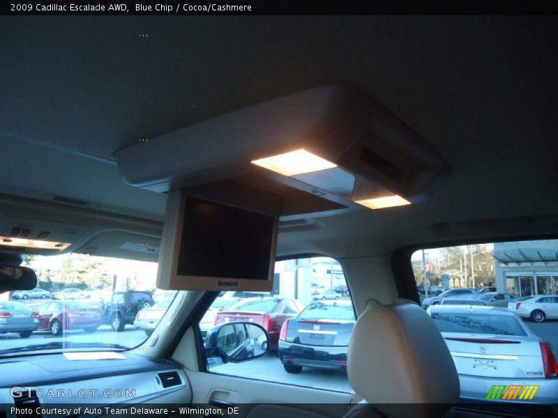 Blue Chip / Cocoa/Cashmere 2009 Cadillac Escalade AWD