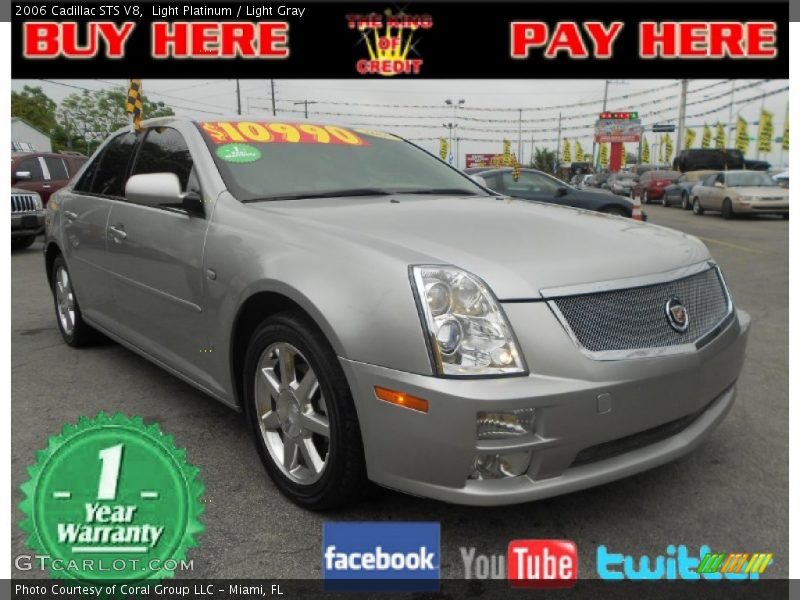 Light Platinum / Light Gray 2006 Cadillac STS V8