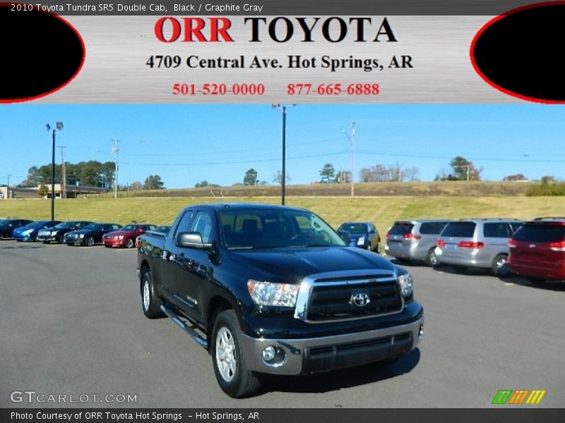 Black / Graphite Gray 2010 Toyota Tundra SR5 Double Cab