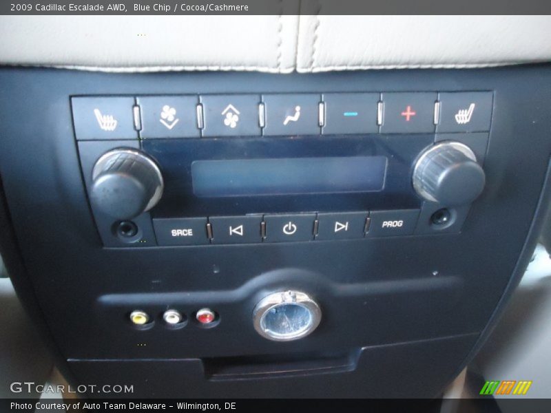 Blue Chip / Cocoa/Cashmere 2009 Cadillac Escalade AWD