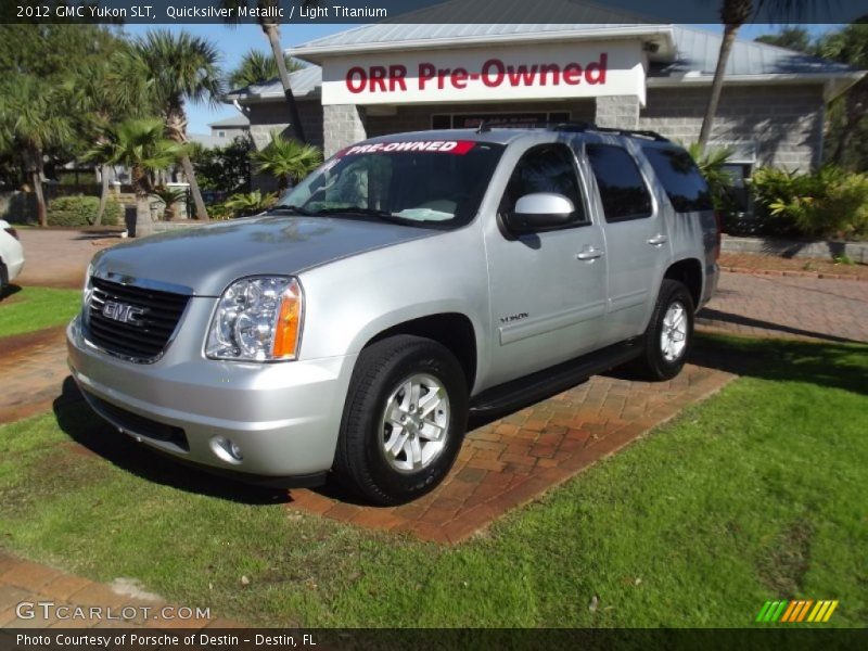 Quicksilver Metallic / Light Titanium 2012 GMC Yukon SLT