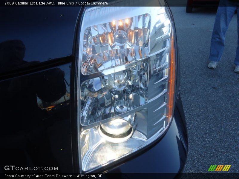 Blue Chip / Cocoa/Cashmere 2009 Cadillac Escalade AWD