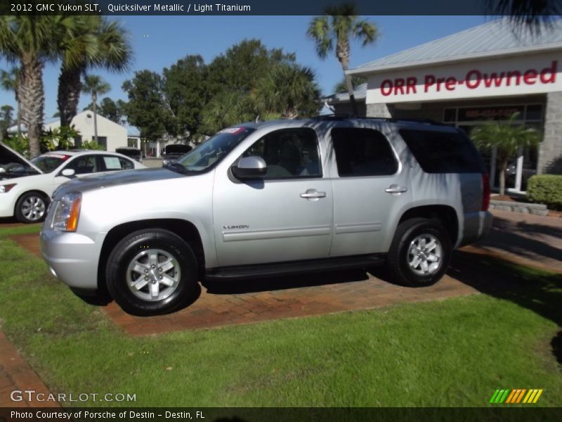 Quicksilver Metallic / Light Titanium 2012 GMC Yukon SLT