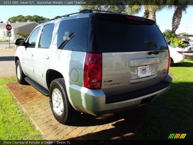 Quicksilver Metallic / Light Titanium 2012 GMC Yukon SLT