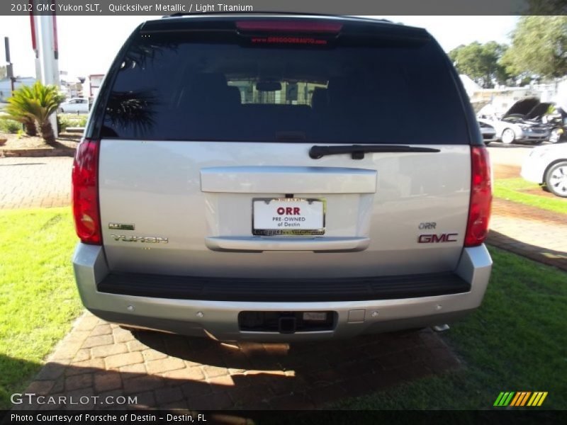 Quicksilver Metallic / Light Titanium 2012 GMC Yukon SLT