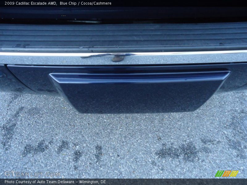 Blue Chip / Cocoa/Cashmere 2009 Cadillac Escalade AWD