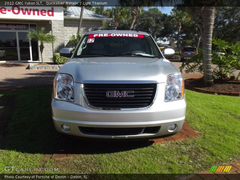 Quicksilver Metallic / Light Titanium 2012 GMC Yukon SLT
