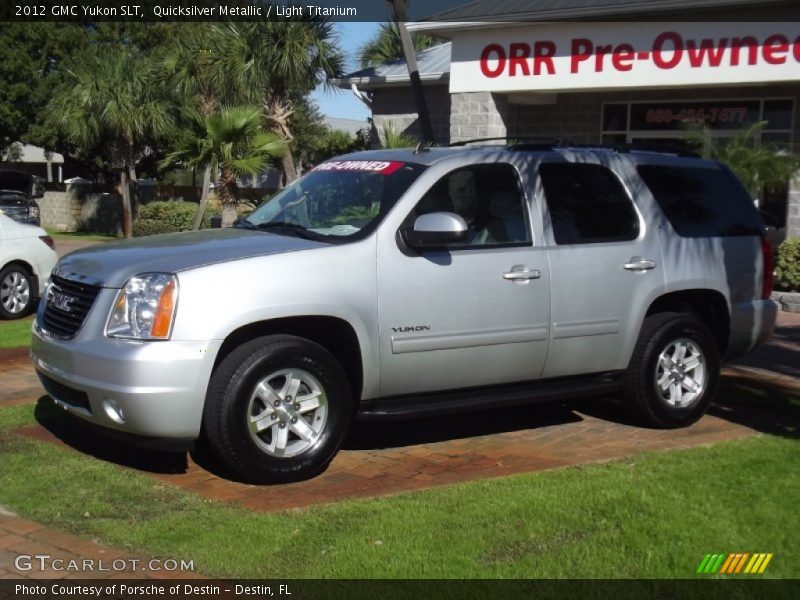 Quicksilver Metallic / Light Titanium 2012 GMC Yukon SLT