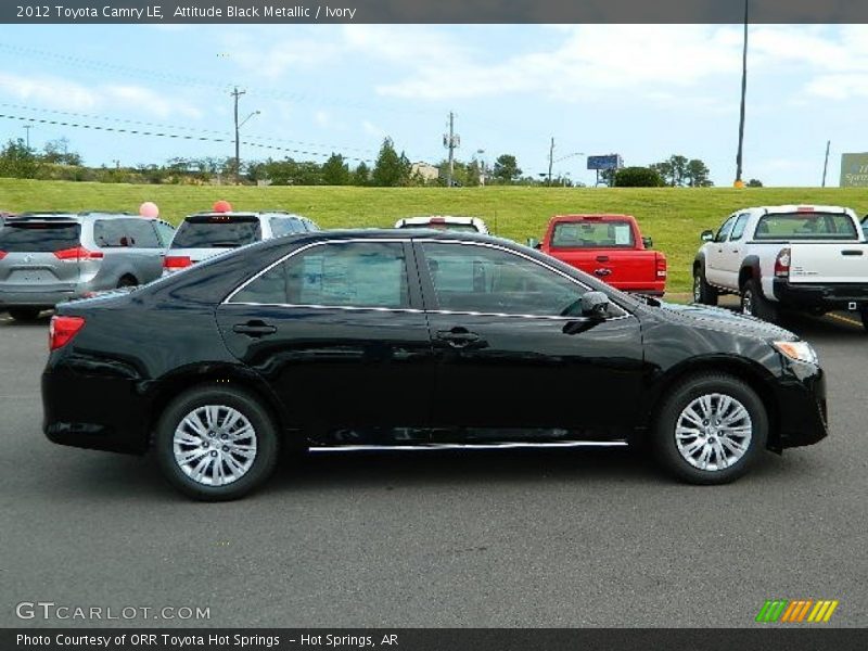 Attitude Black Metallic / Ivory 2012 Toyota Camry LE