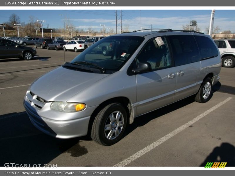 Bright Silver Metallic / Mist Gray 1999 Dodge Grand Caravan SE