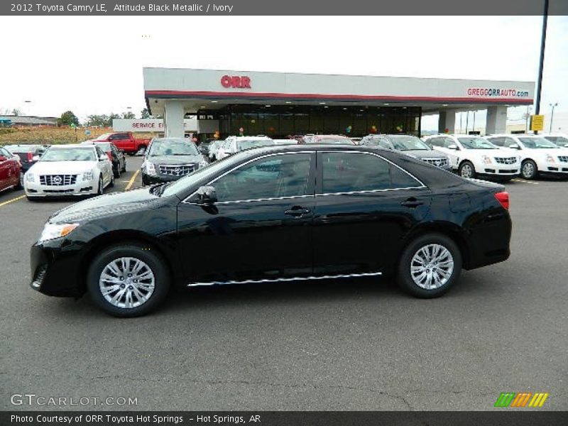 Attitude Black Metallic / Ivory 2012 Toyota Camry LE