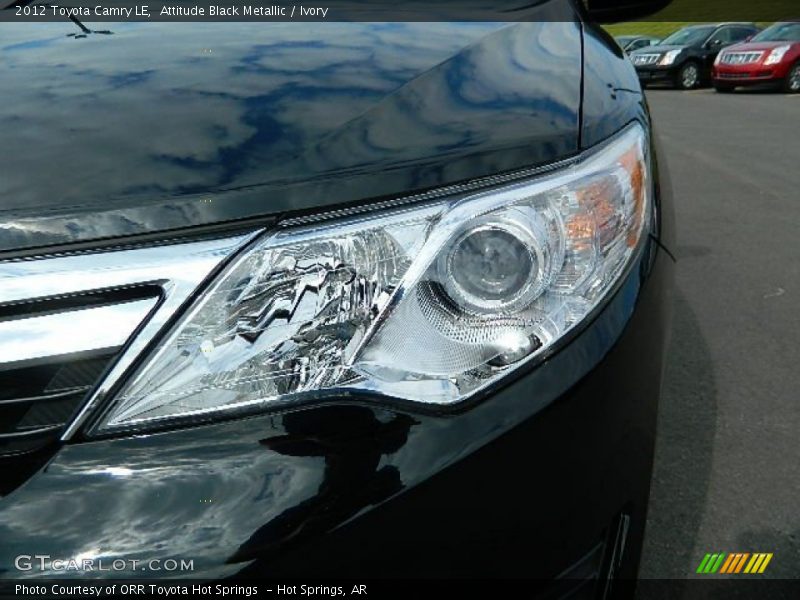 Attitude Black Metallic / Ivory 2012 Toyota Camry LE
