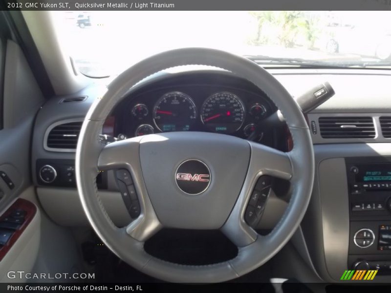 Quicksilver Metallic / Light Titanium 2012 GMC Yukon SLT