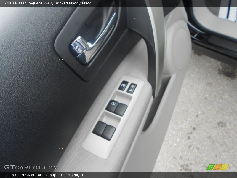 Wicked Black / Black 2010 Nissan Rogue SL AWD