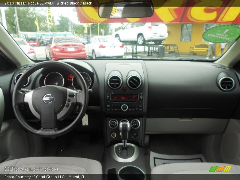 Wicked Black / Black 2010 Nissan Rogue SL AWD