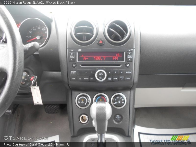 Wicked Black / Black 2010 Nissan Rogue SL AWD