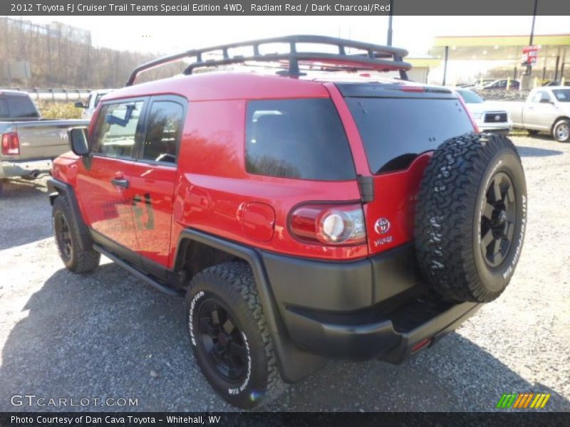 Radiant Red / Dark Charcoal/Red 2012 Toyota FJ Cruiser Trail Teams Special Edition 4WD