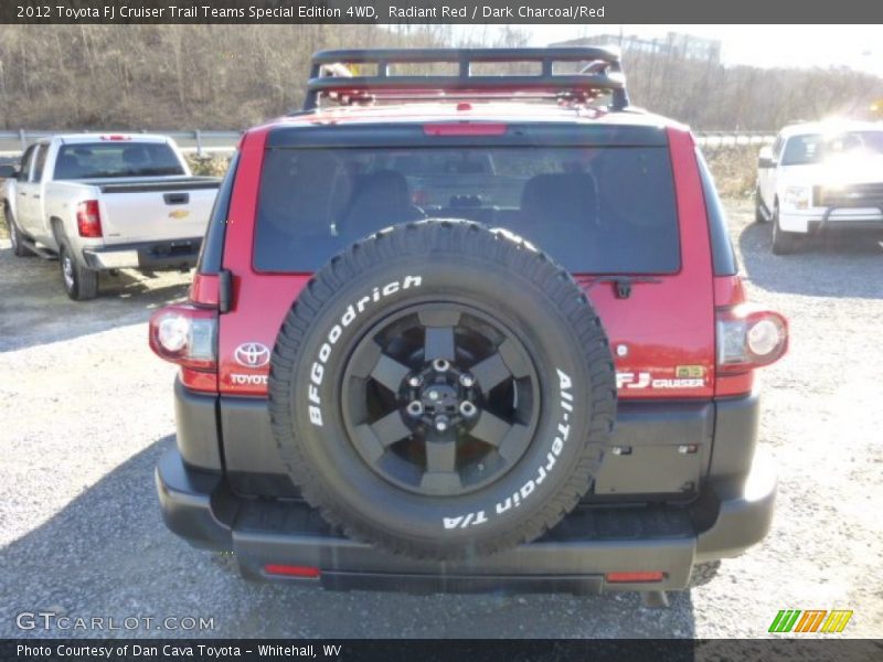 Radiant Red / Dark Charcoal/Red 2012 Toyota FJ Cruiser Trail Teams Special Edition 4WD