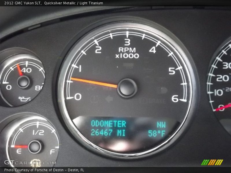 Quicksilver Metallic / Light Titanium 2012 GMC Yukon SLT