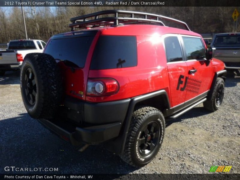 Radiant Red / Dark Charcoal/Red 2012 Toyota FJ Cruiser Trail Teams Special Edition 4WD
