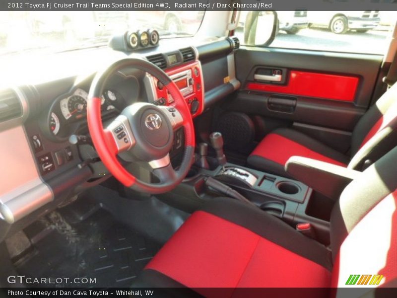 Radiant Red / Dark Charcoal/Red 2012 Toyota FJ Cruiser Trail Teams Special Edition 4WD