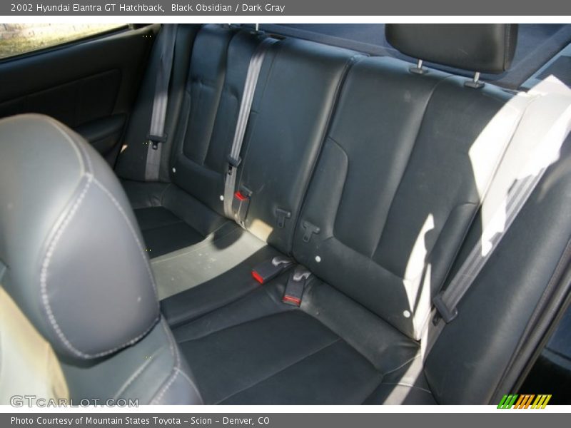 Black Obsidian / Dark Gray 2002 Hyundai Elantra GT Hatchback