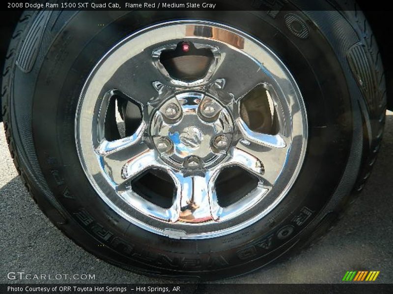 Flame Red / Medium Slate Gray 2008 Dodge Ram 1500 SXT Quad Cab