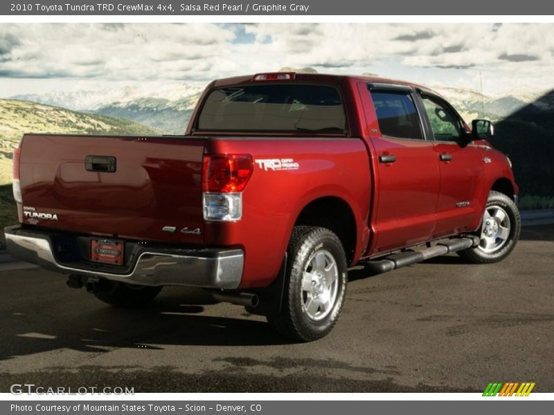 Salsa Red Pearl / Graphite Gray 2010 Toyota Tundra TRD CrewMax 4x4