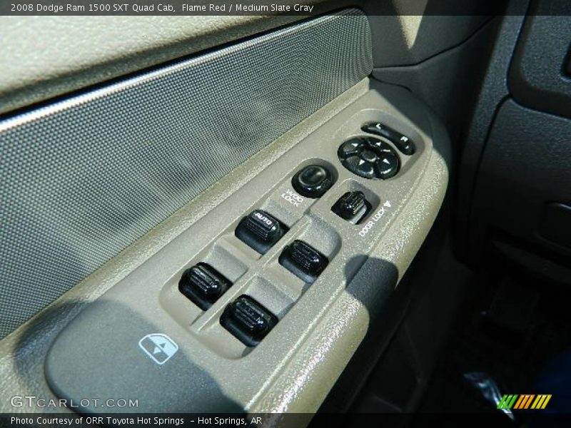 Flame Red / Medium Slate Gray 2008 Dodge Ram 1500 SXT Quad Cab