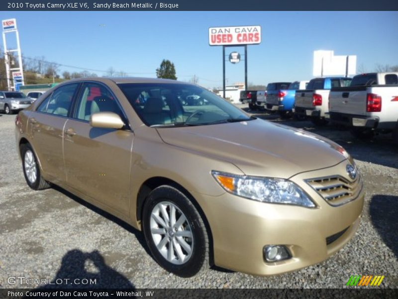 Sandy Beach Metallic / Bisque 2010 Toyota Camry XLE V6