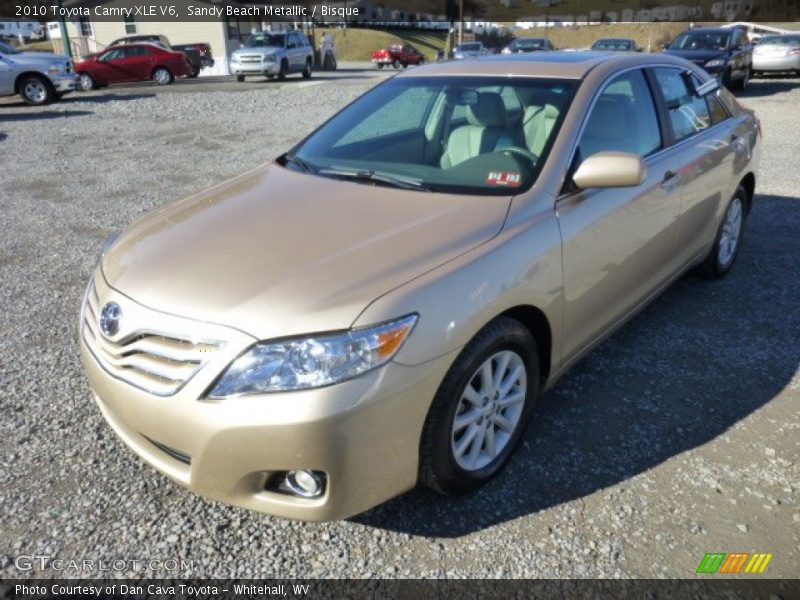 Sandy Beach Metallic / Bisque 2010 Toyota Camry XLE V6