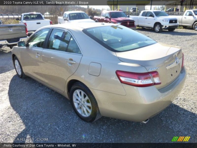 Sandy Beach Metallic / Bisque 2010 Toyota Camry XLE V6