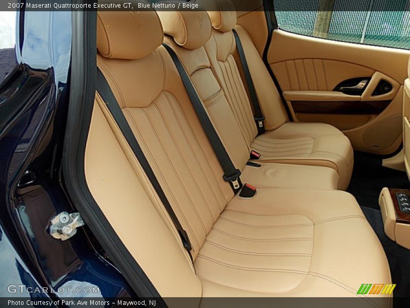 Rear Seat of 2007 Quattroporte Executive GT