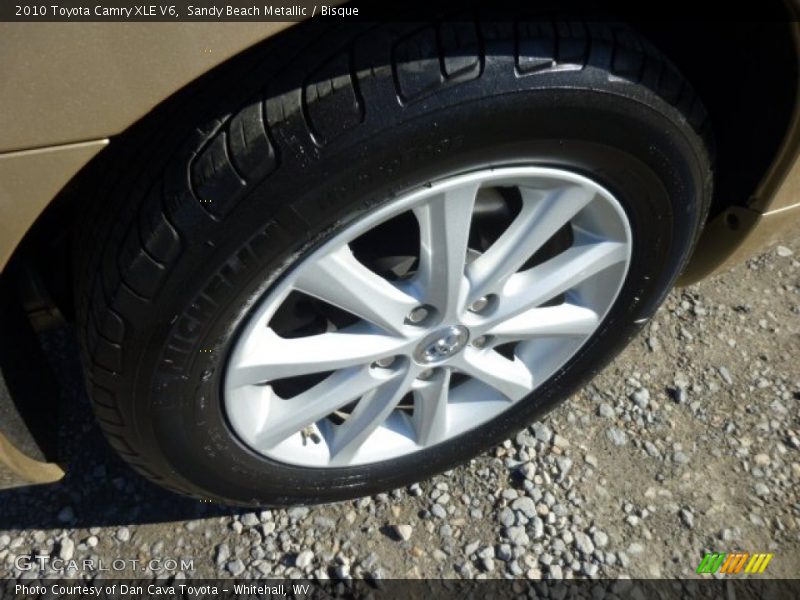 Sandy Beach Metallic / Bisque 2010 Toyota Camry XLE V6