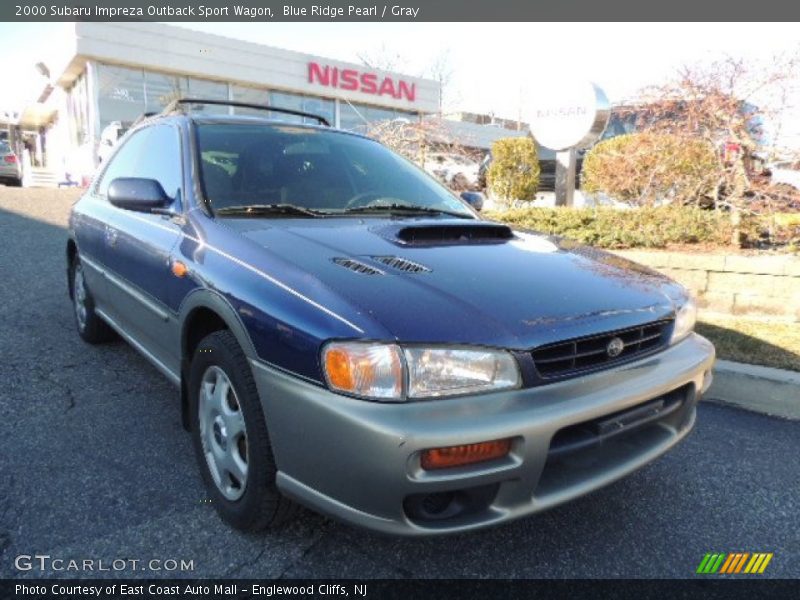 Blue Ridge Pearl / Gray 2000 Subaru Impreza Outback Sport Wagon