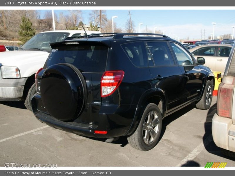 Black / Dark Charcoal 2010 Toyota RAV4 Sport 4WD