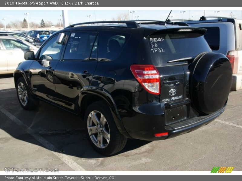 Black / Dark Charcoal 2010 Toyota RAV4 Sport 4WD