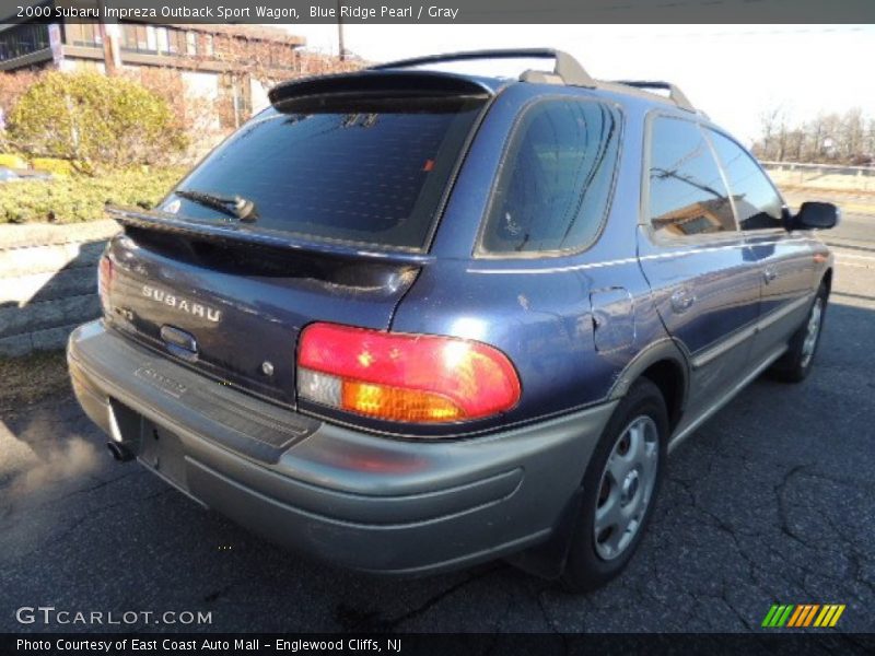 Blue Ridge Pearl / Gray 2000 Subaru Impreza Outback Sport Wagon