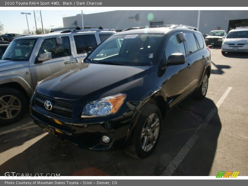 Black / Dark Charcoal 2010 Toyota RAV4 Sport 4WD