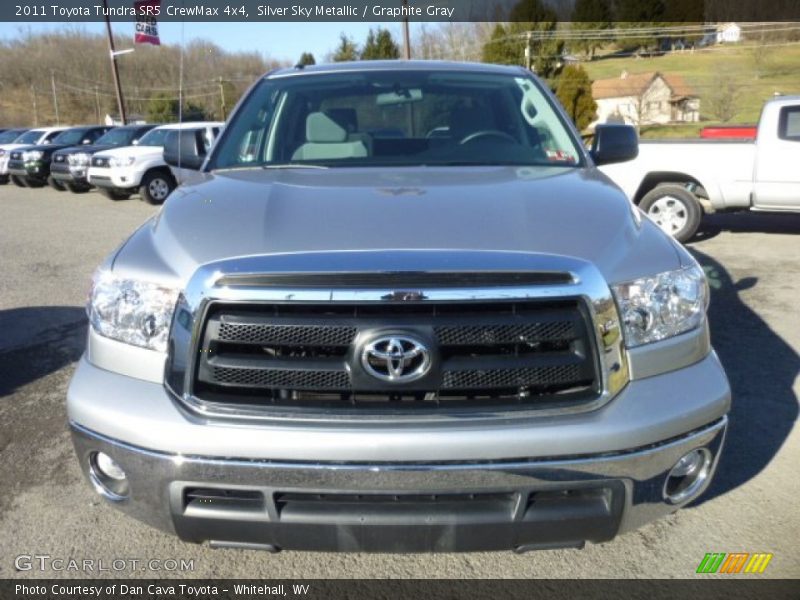 Silver Sky Metallic / Graphite Gray 2011 Toyota Tundra SR5 CrewMax 4x4