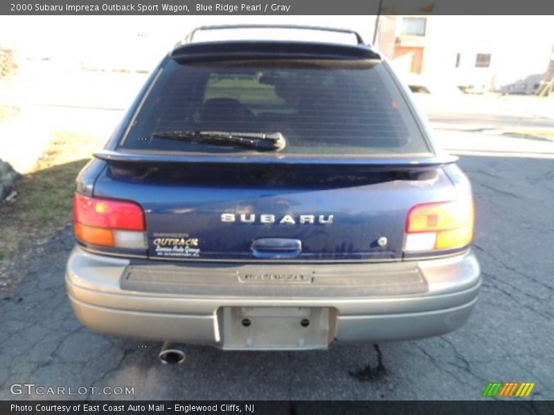 Blue Ridge Pearl / Gray 2000 Subaru Impreza Outback Sport Wagon