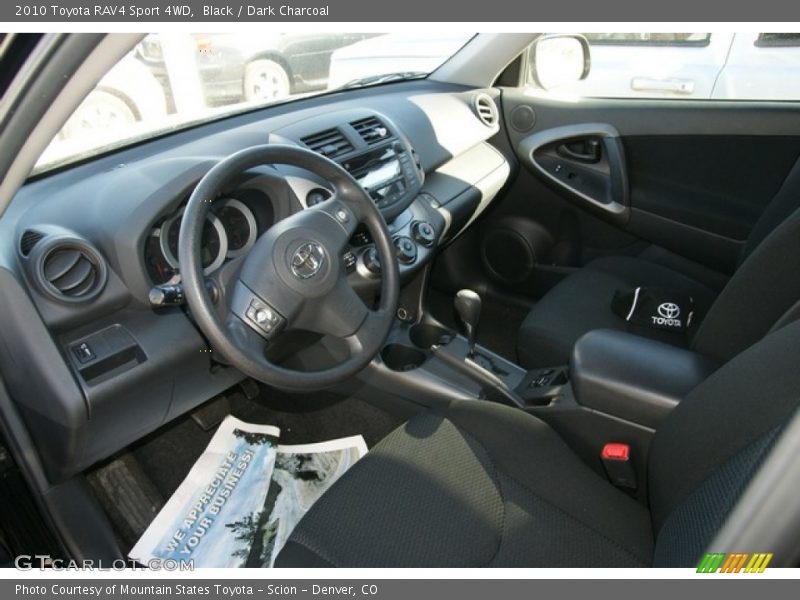 Black / Dark Charcoal 2010 Toyota RAV4 Sport 4WD