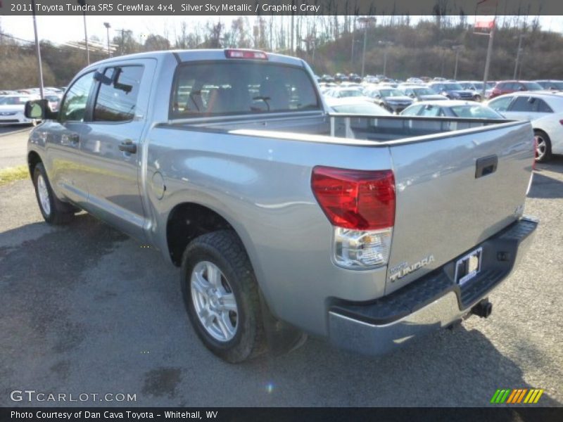 Silver Sky Metallic / Graphite Gray 2011 Toyota Tundra SR5 CrewMax 4x4