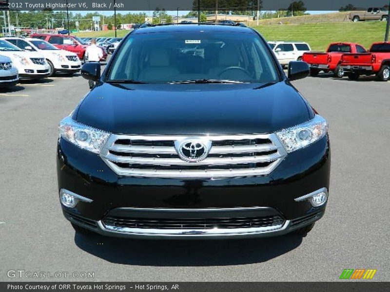 Black / Ash 2012 Toyota Highlander V6