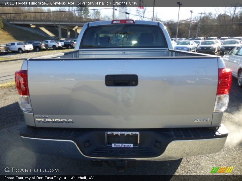 Silver Sky Metallic / Graphite Gray 2011 Toyota Tundra SR5 CrewMax 4x4