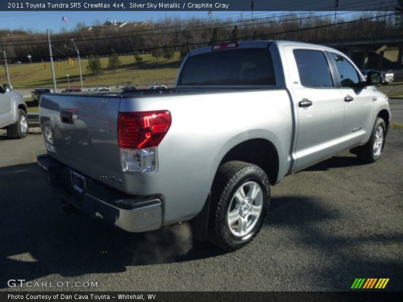 Silver Sky Metallic / Graphite Gray 2011 Toyota Tundra SR5 CrewMax 4x4